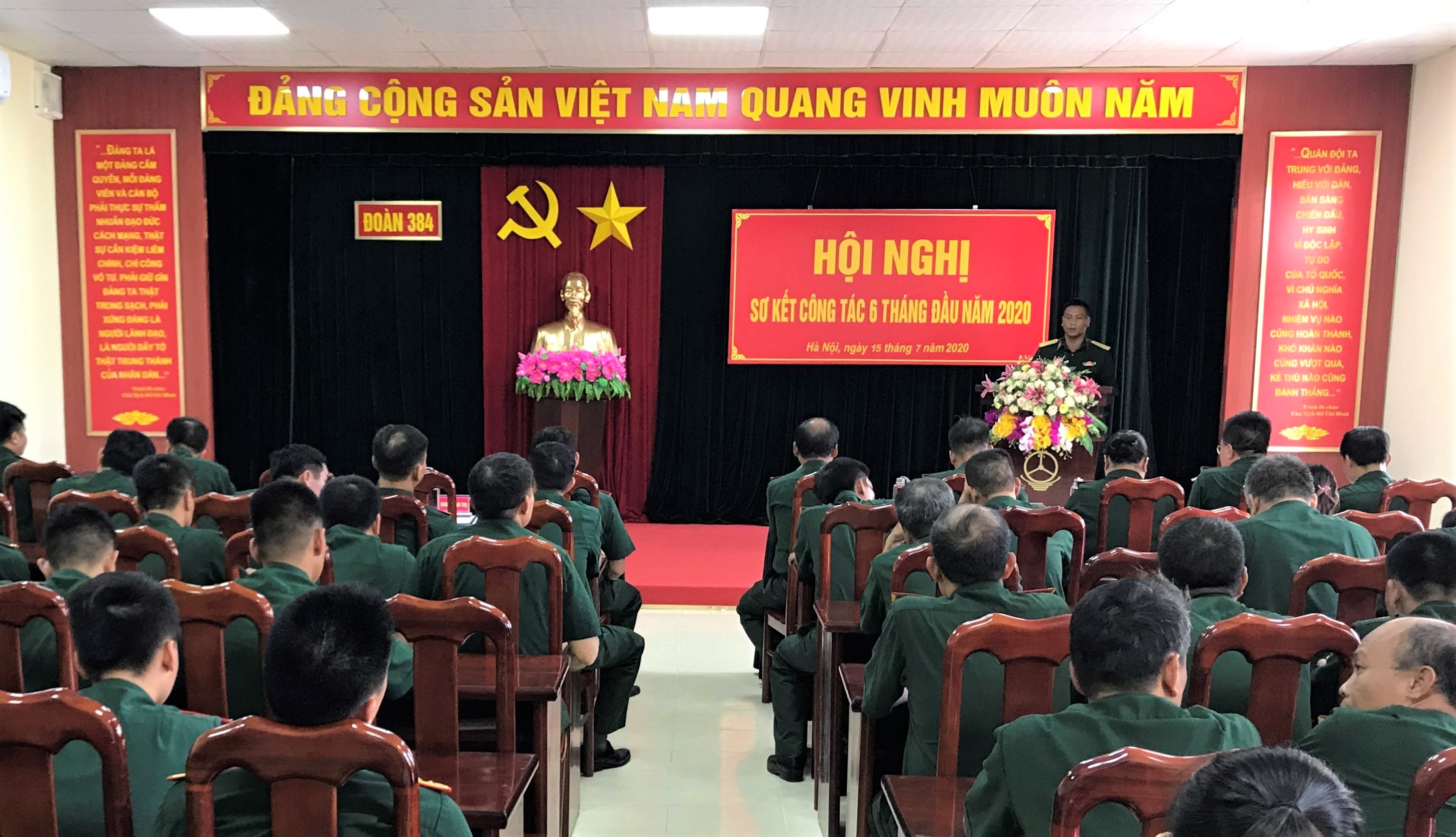 Đoàn 384 sơ kết công tác 6 tháng đầu năm 2020