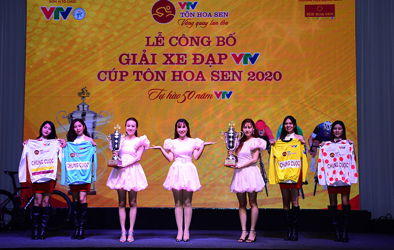 10 đội đua sẽ tham dự Giải xe đạp VTV Cúp Tôn Hoa Sen lần thứ V- năm 2020