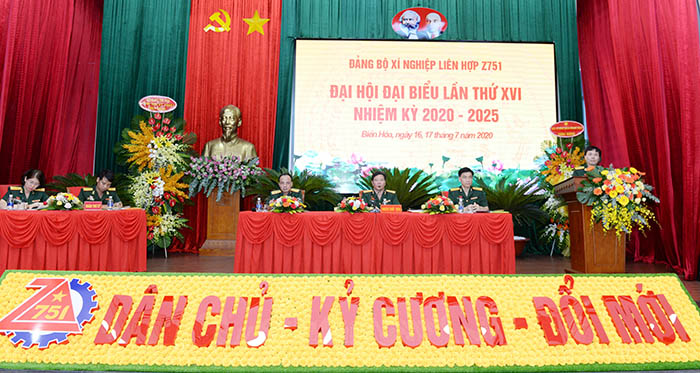 Đại hội đại biểu Đảng bộ Xí nghiệp Liên hợp Z751 nhiệm kỳ 2020-2025