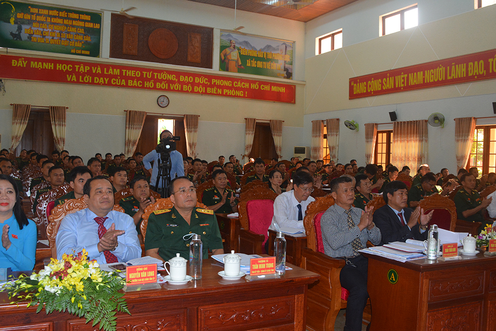 Lãnh đạo hoàn thành tốt nhiệm vụ quân sự - quốc phòng và công tác biên phòng
