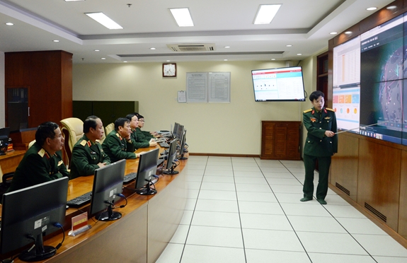 Xây dựng lực lượng tác chiến không gian mạng hiện đại, thế trận quốc phòng không gian mạng vững chắc