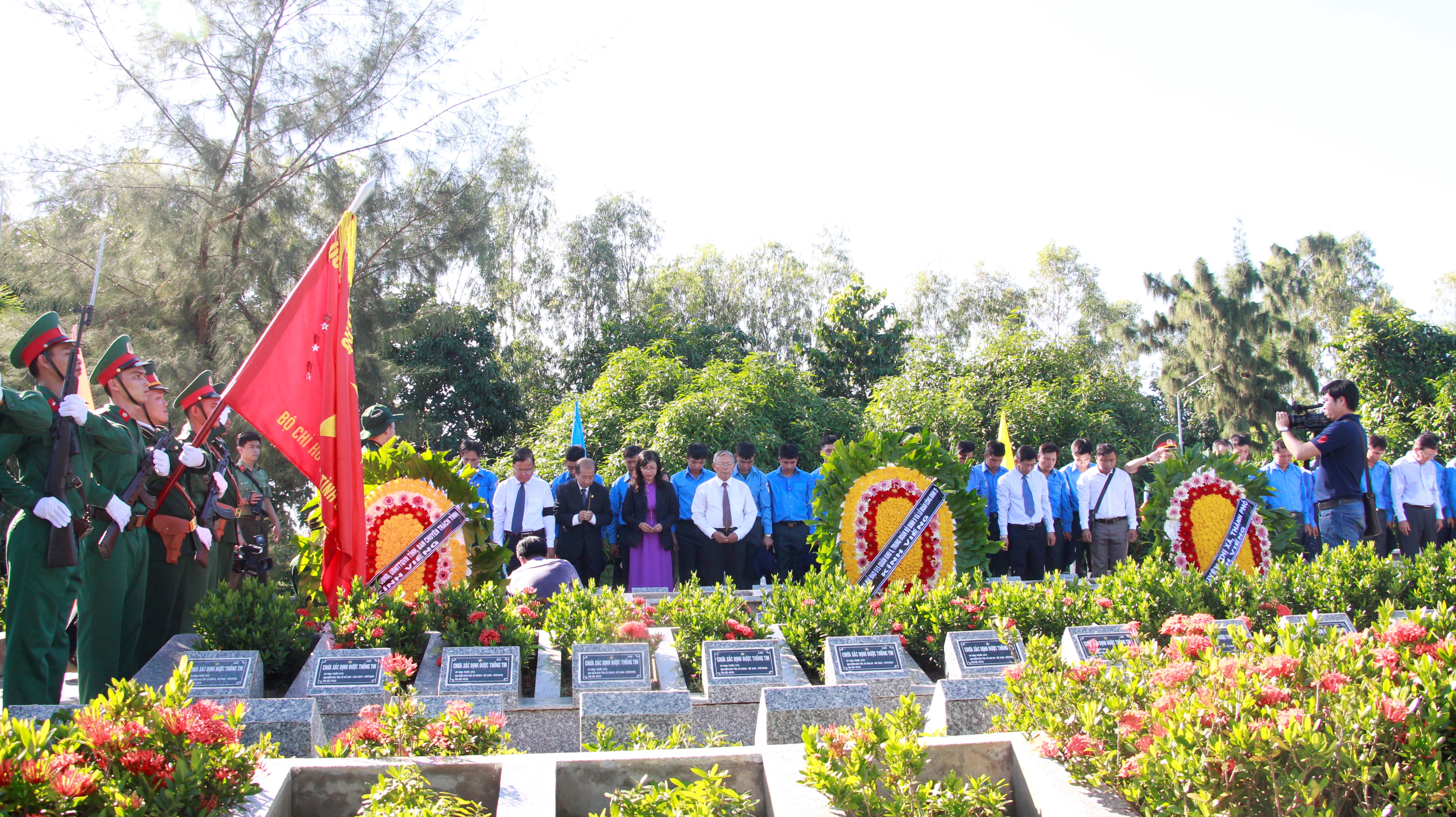 Đồng Tháp truy điệu, an táng 54 hài cốt liệt sĩ

