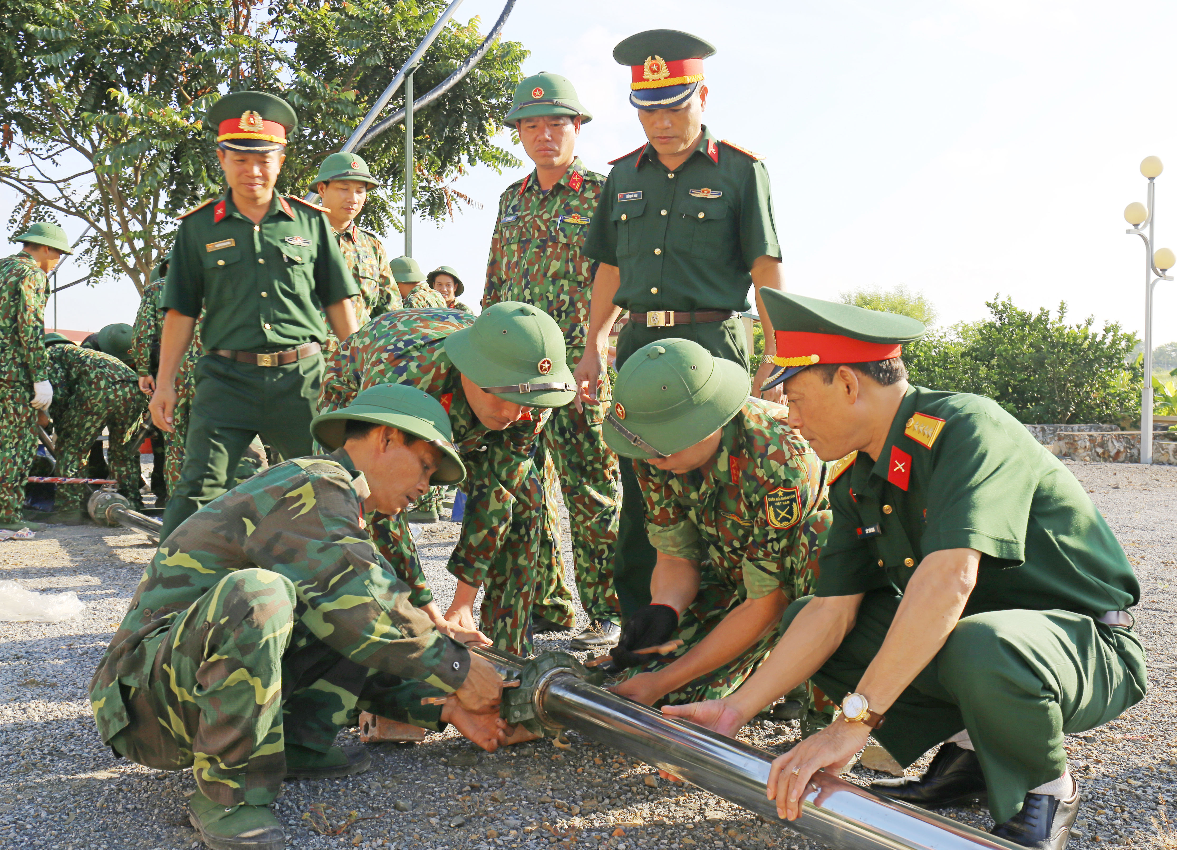 Cục Hậu cần Quân khu 3: Bế mạc lớp huấn luyện, thao diễn bộ kho xăng dầu dã chiến cơ động PSG-600 và DC-100