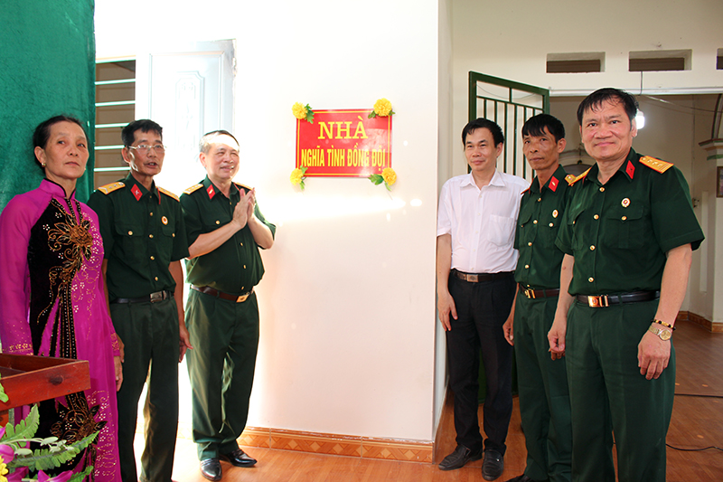 Những ngôi nhà “Nghĩa tình đồng đội”