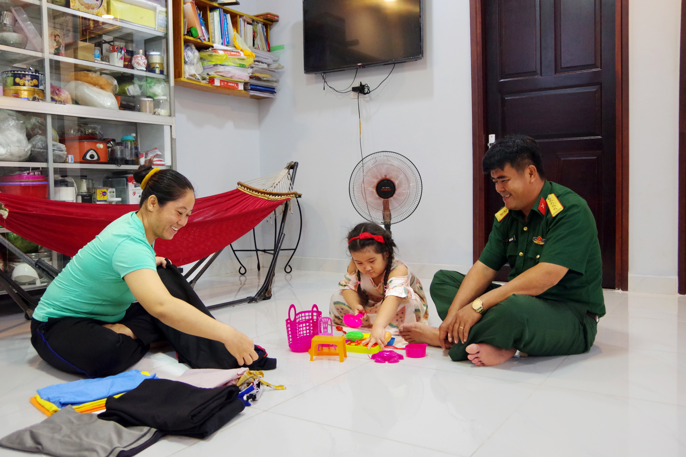 Niềm vui trong ngôi nhà công vụ