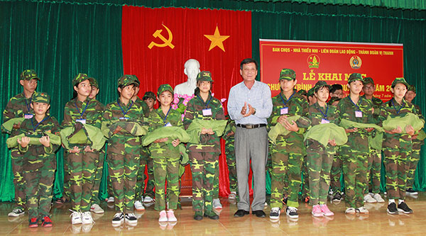 Hậu Giang khai giảng Học kỳ Quân đội năm 2020