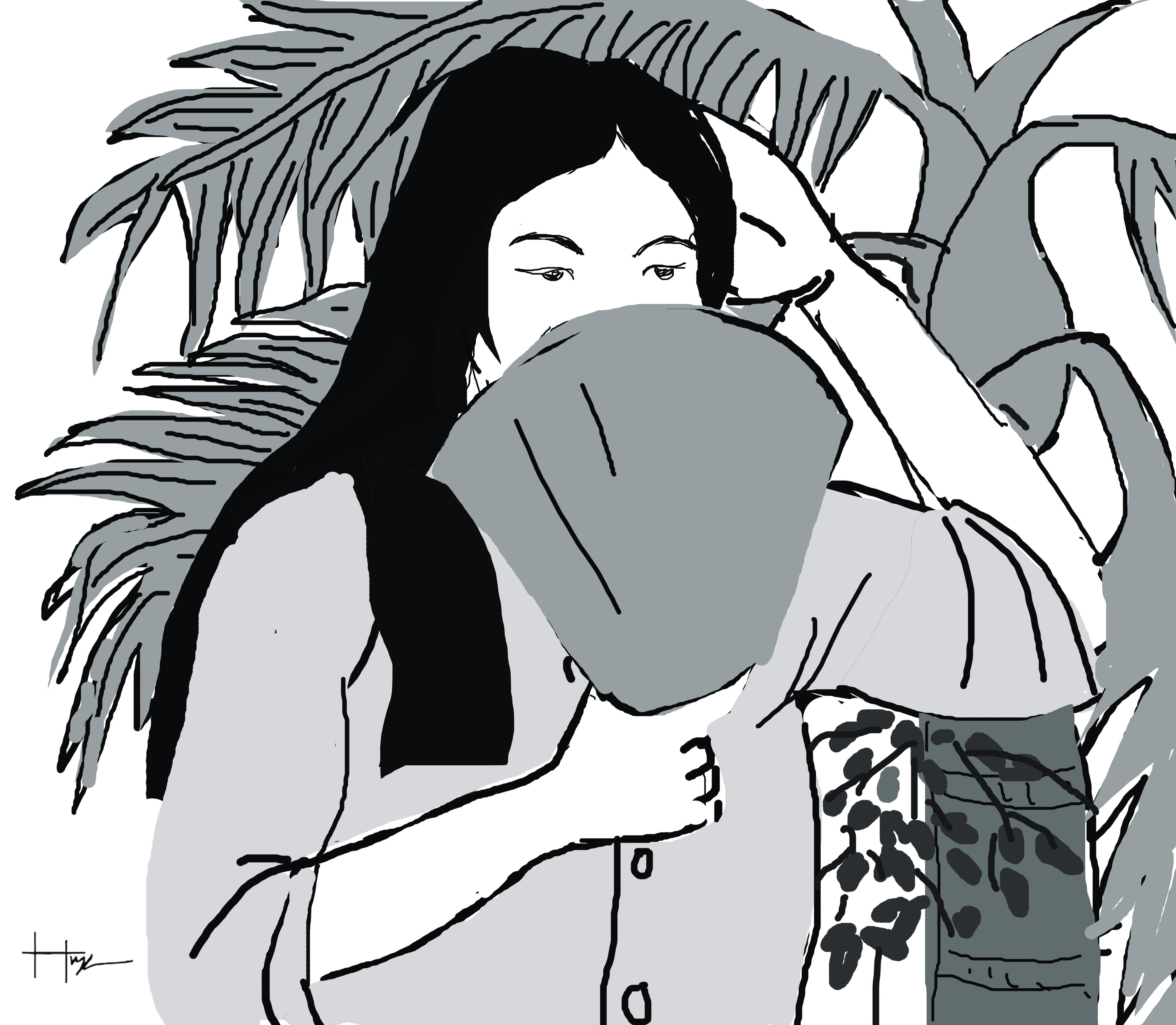 Chiếc quạt mo cau của mẹ