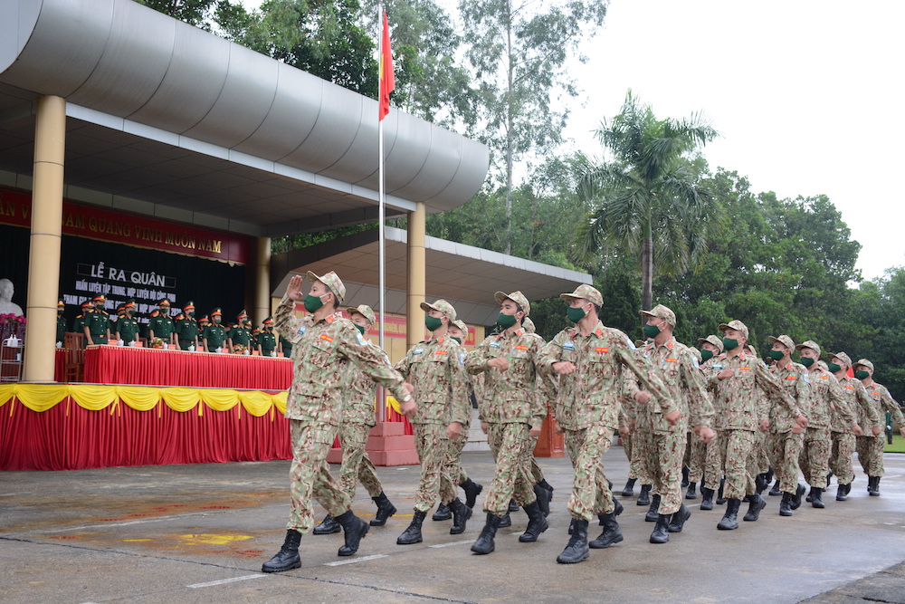 Ra quân huấn luyện tập trung, hợp luyện Đội Công binh Gìn giữ hòa bình Liên hợp quốc