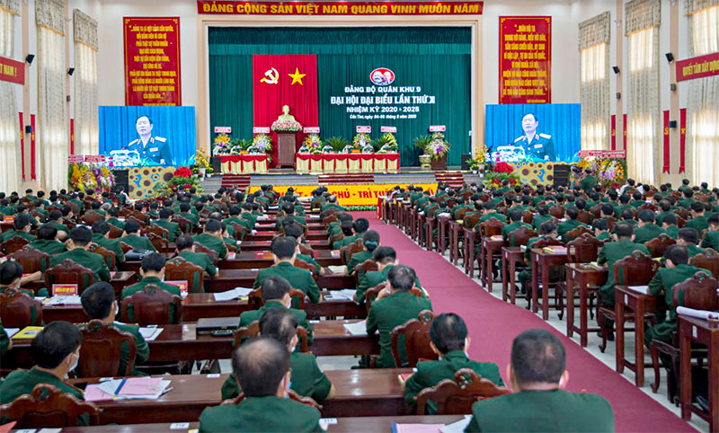 Đảng bộ Quân khu 9 tổ chức Đại hội đại biểu lần thứ X, nhiệm kỳ 2020-2025


