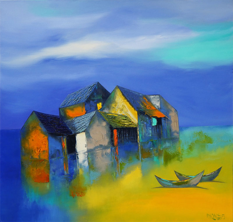 Tác phẩm của 19 họa sĩ Việt Nam đương đại ra mắt công chúng

