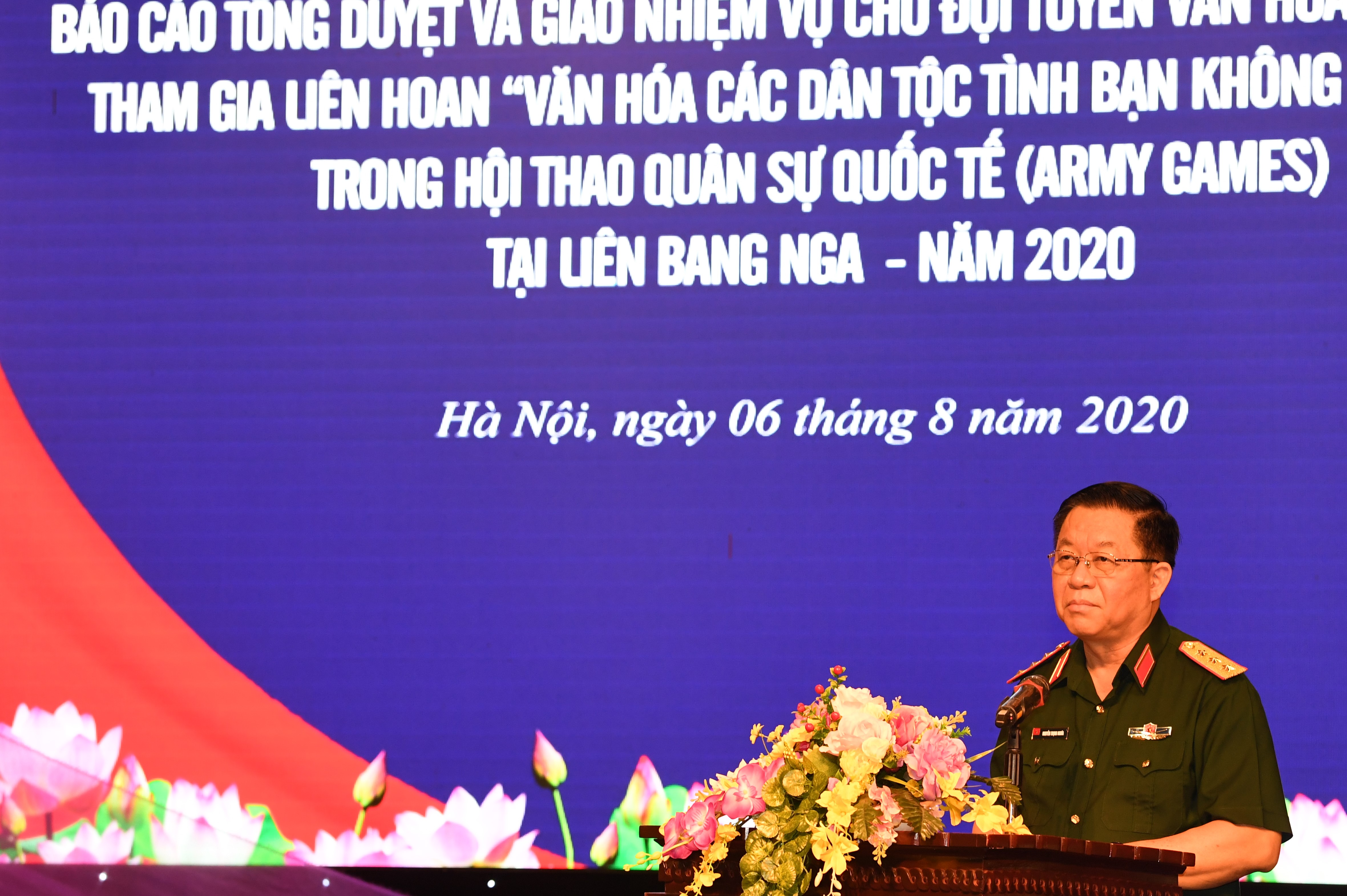 Giao nhiệm vụ cho đội tuyển văn hóa nghệ thuật tham gia Army Games 2020