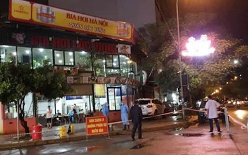 Hà Nội thông báo tìm người liên quan đến trường hợp nghi mắc Covid-19 tại quán bia Lộc Vừng, Thanh Trì
