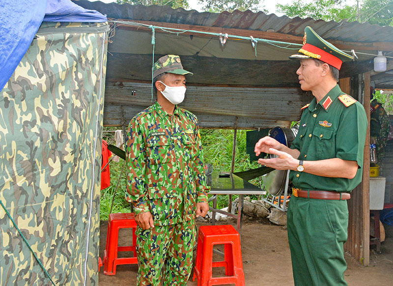 Đoàn công tác Bộ tổng Tham mưu làm việc với Bộ đội Biên phòng tỉnh Gia Lai