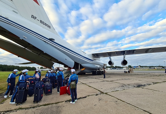 Đội tuyển Quân y sẵn sàng xung trận

