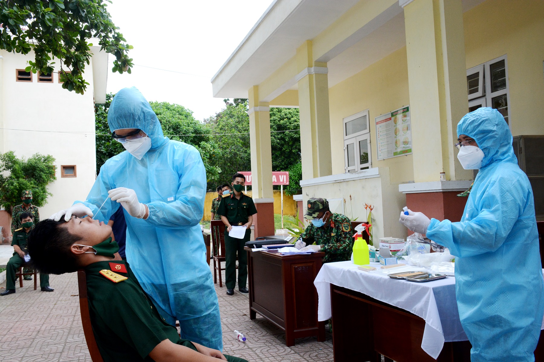 Đà Nẵng lấy mẫu xét nghiệm gộp lần 2, lần 3 đối với các đối tượng dễ có nguy cơ lây nhiễm Covid-19 