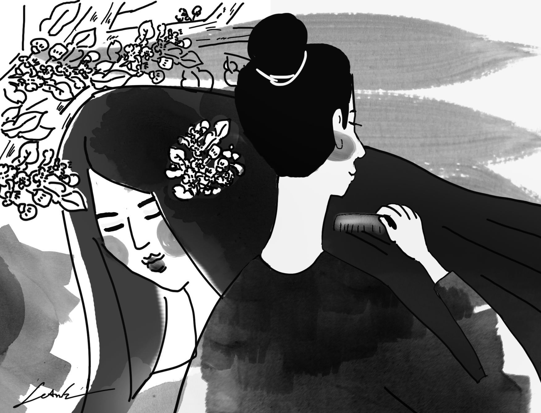 Suối tóc thời gian