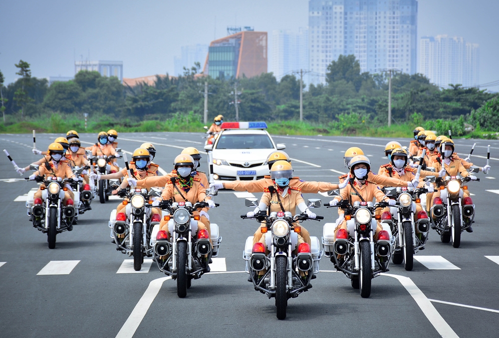 Dự kiến ngày 25-8 tới đây, lực lượng nữ CSGT dẫn đoàn của TP Hồ Chí Minh chính thức ra mắt.