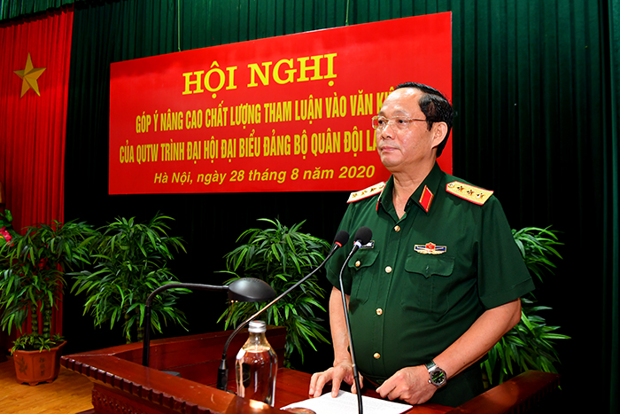 Góp ý nâng cao chất lượng tham luận vào văn kiện của Quân ủy Trung ương