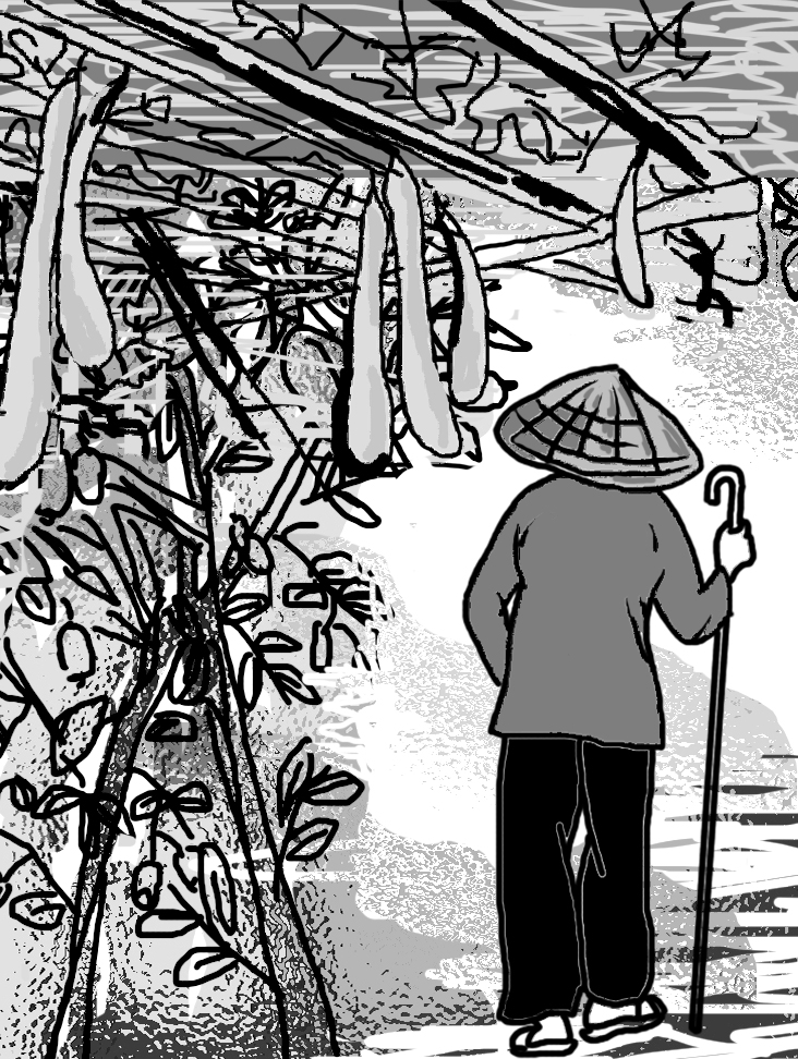 Trong làn khói trắng rưng rưng