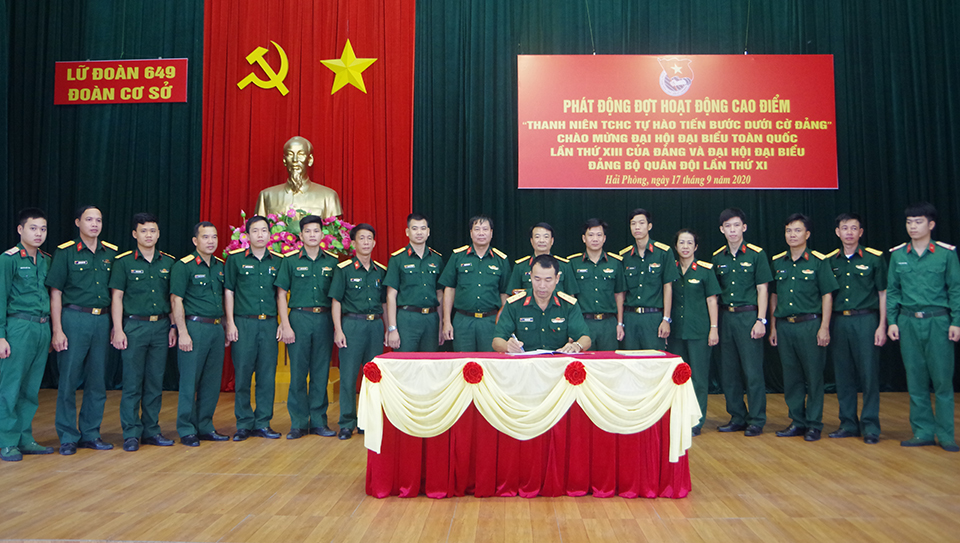 Xung kích, sáng tạo của đoàn viên thanh niên hướng tới “3 nhất” ở Lữ đoàn 649