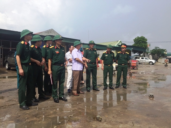 Lực lượng vũ trang Quân khu 4 sẵn sàng ứng phó bão số 5