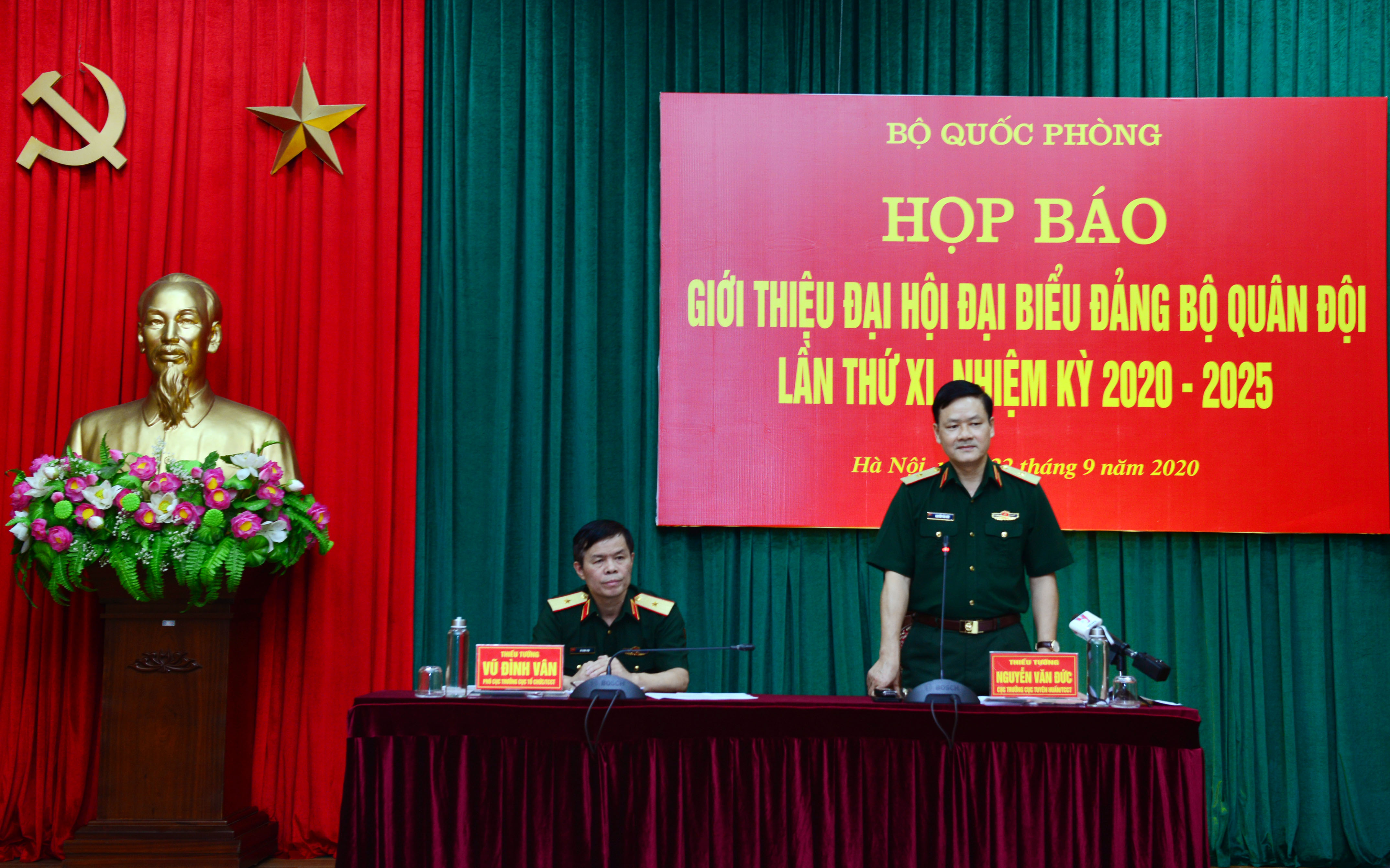 Bộ Quốc phòng họp báo giới thiệu Đại hội đại biểu Đảng bộ Quân đội lần thứ XI

