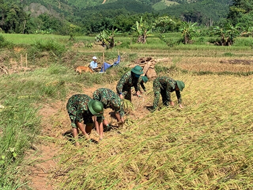 Giúp nhân dân Tây Giang 
