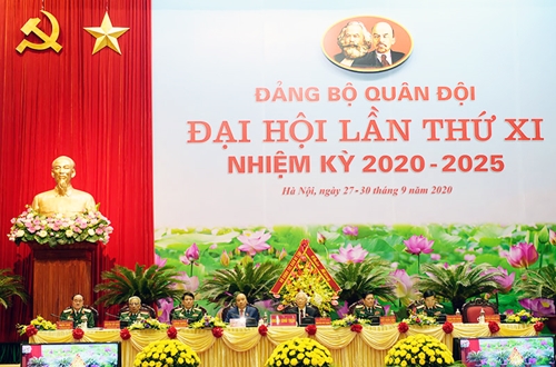 Khai mạc trọng thể Đại hội Đại biểu Đảng bộ Quân đội lần thứ XI, nhiệm kỳ 2020-2025