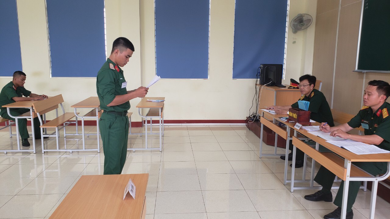 Trường Trung cấp kỹ thuật Công binh thi tốt nghiệp đào tạo hạ sĩ quan-chỉ huy năm 2020