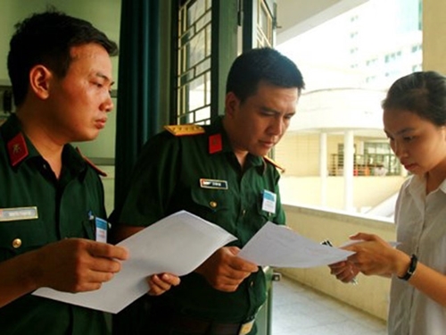 Công bố điểm trúng tuyển các trường quân đội