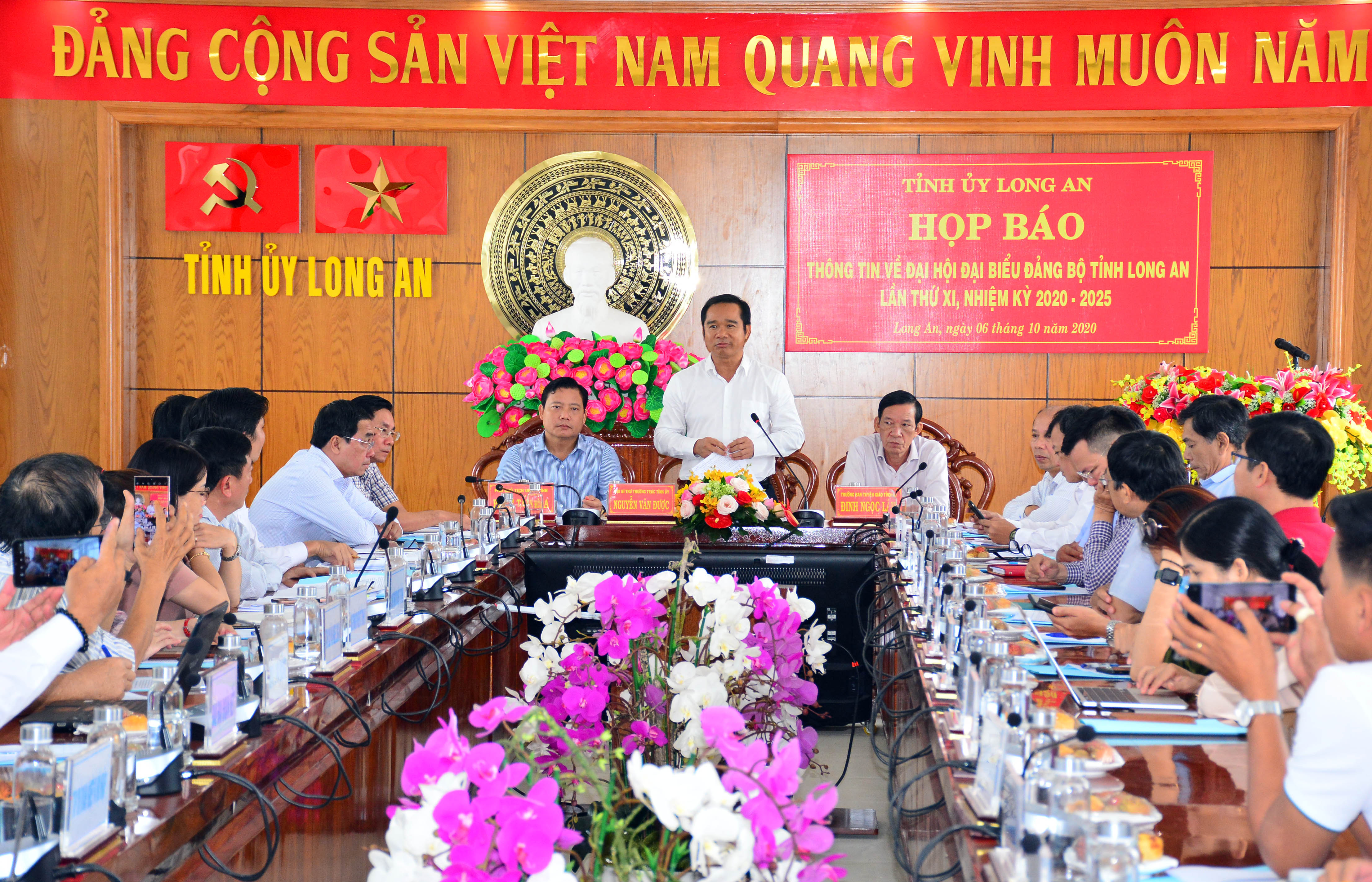 Tỉnh ủy Long An thông tin về Đại hội đại biểu Đảng bộ tỉnh lần thứ XI 