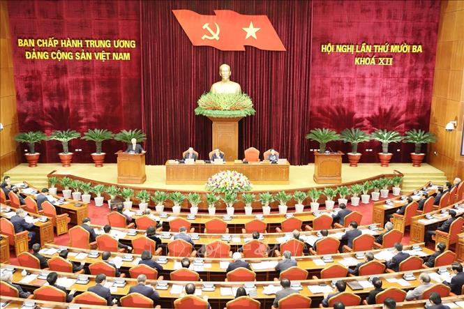 Ngày làm việc thứ ba Hội nghị lần thứ 13 Ban Chấp hành Trung ương Đảng khóa XII