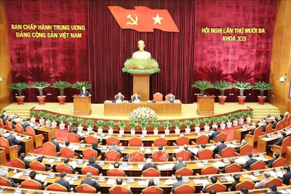 Ngày làm việc thứ tư Hội nghị lần thứ 13 Ban Chấp hành Trung ương Đảng khóa XII