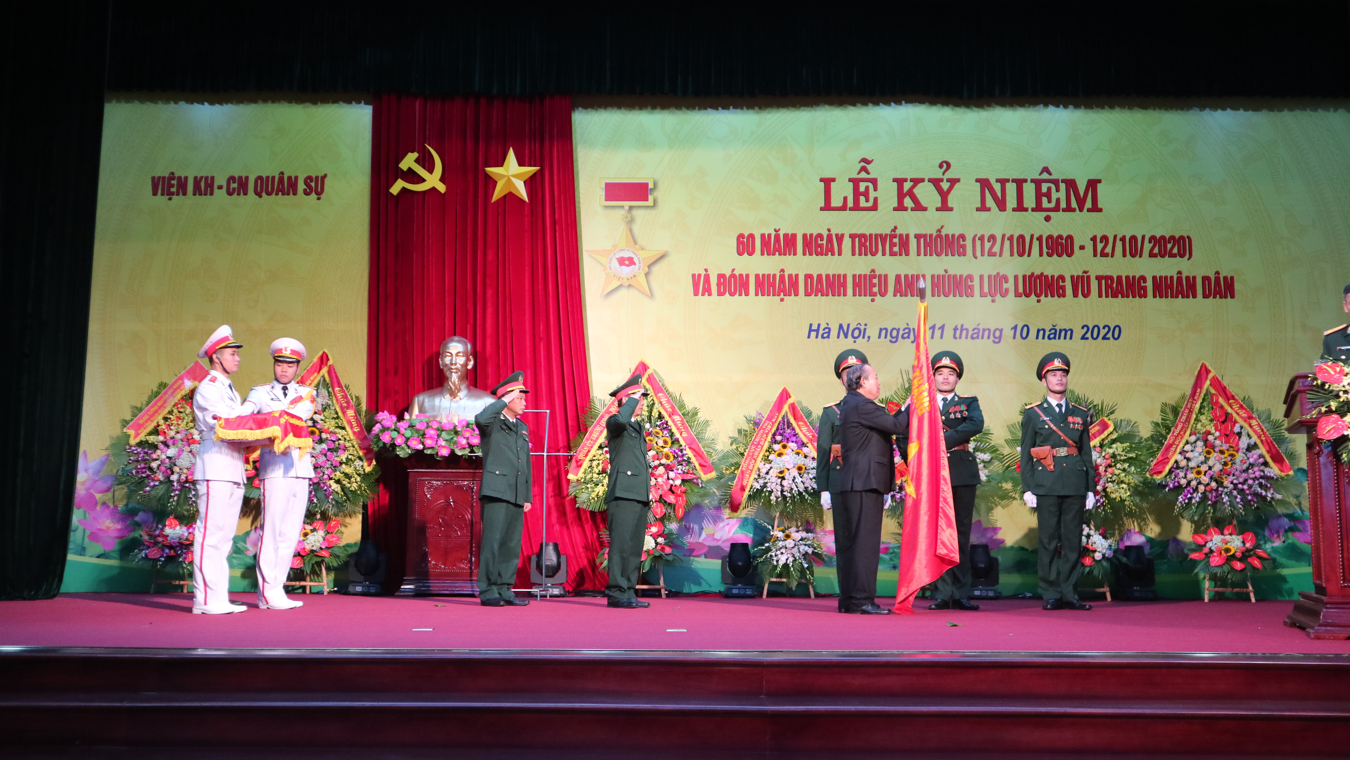 Viện Khoa học và Công nghệ quân sự đón nhận danh hiệu Anh hùng LLVT nhân dân