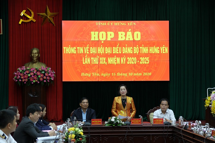 339 đại biểu sẽ tham dự Đại hội đại biểu Đảng bộ tỉnh Hưng Yên lần thứ XIX, nhiệm kỳ 2020-2025