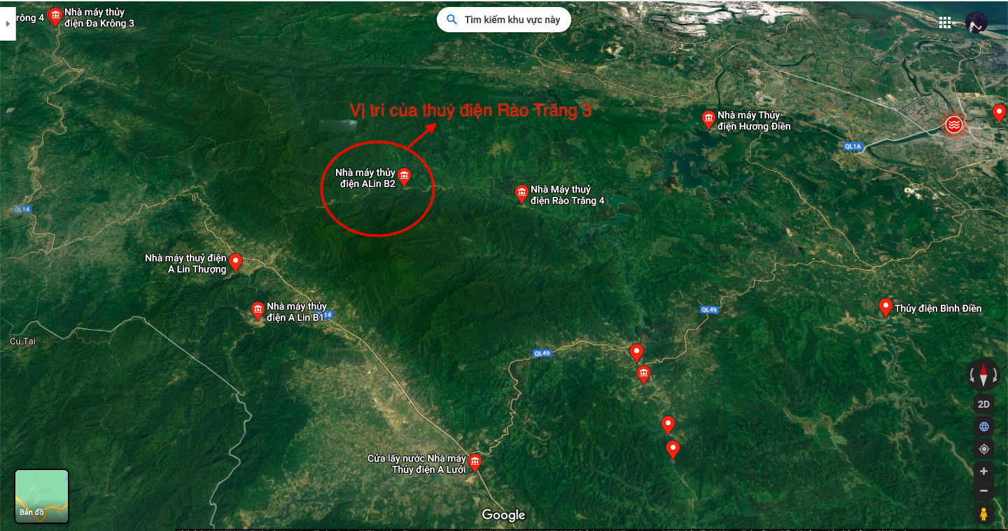 Lực lượng vũ trang tỉnh Thừa Thiên-Huế tiếp cận các nhà máy thủy điện Rào Trăng