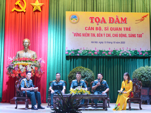 Cán bộ, sĩ quan trẻ vững niềm tin, bền ý chí, chủ động, sáng tạo