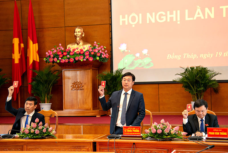 Đồng chí Lê Quốc Phong được bầu giữ chức Bí thư Tỉnh ủy Đồng Tháp