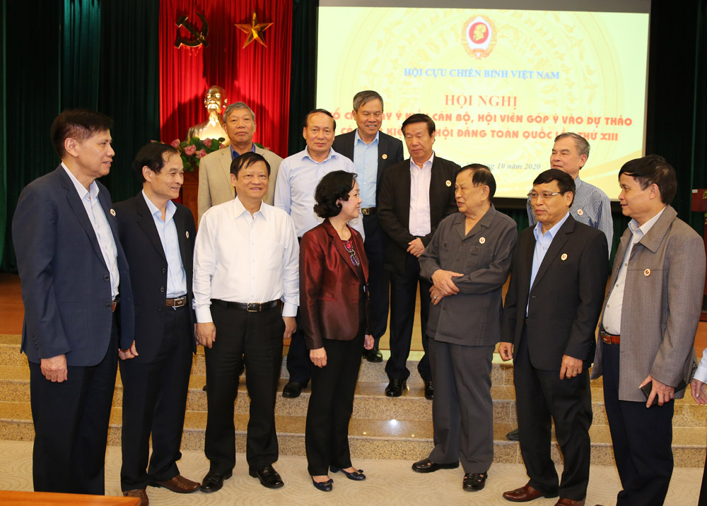 Hội Cựu chiến binh Việt Nam góp ý vào dự thảo các văn kiện Đại hội XIII của Đảng