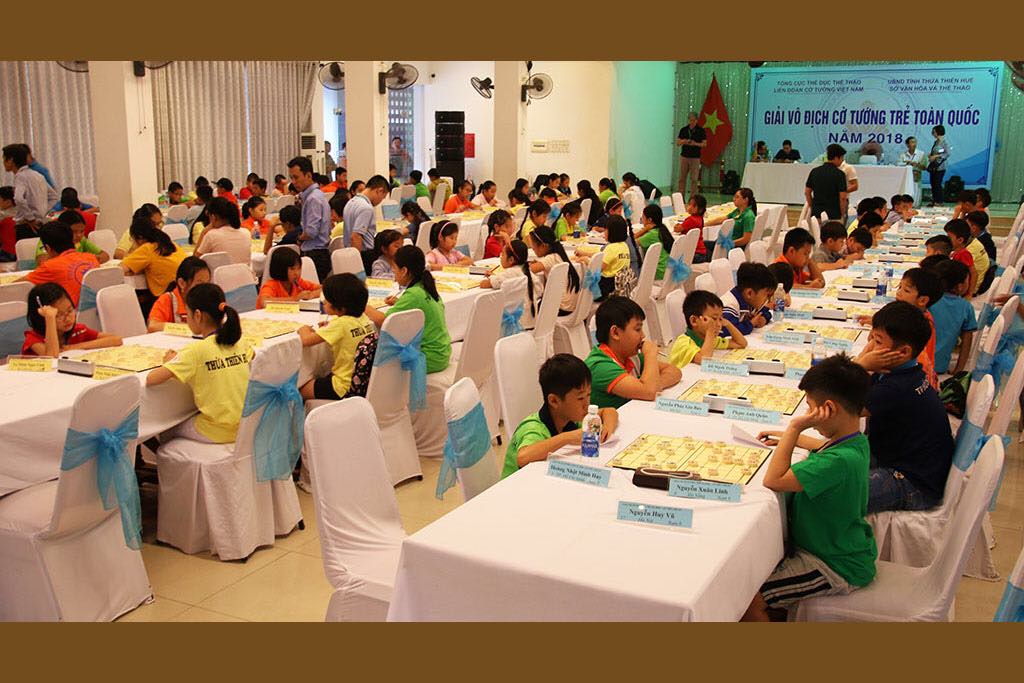 Gần 250 kỳ thủ tham dự Giải vô địch Cờ tướng trẻ toàn quốc 2020

