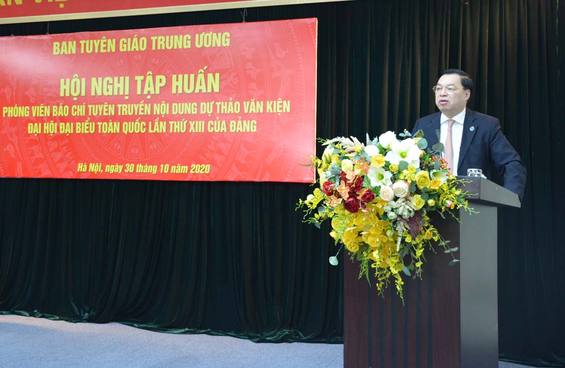 Tập huấn phóng viên báo chí tuyên truyền nội dung dự thảo văn kiện Đại hội XIII của Đảng