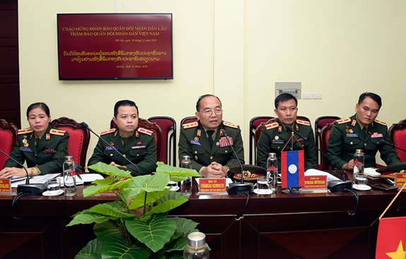 Tổng Biên tập Báo Quân đội nhân dân Lào gửi thư chúc mừng Báo Quân đội nhân dân