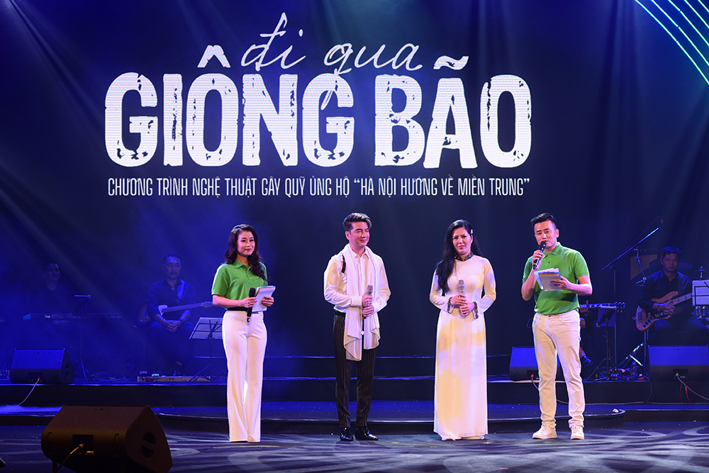 Tấm lòng nghệ sĩ hướng về miền Trung