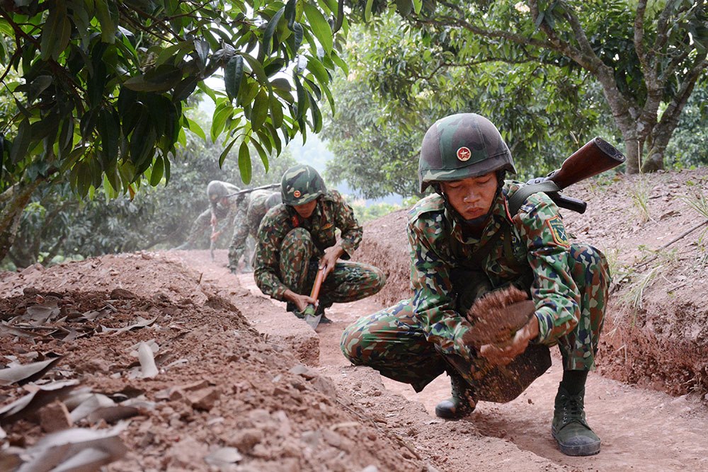 Sư đoàn 312 tổ chức thành công diễn tập chiến thuật hiệp đồng quân, binh chủng có bắn đạn thật