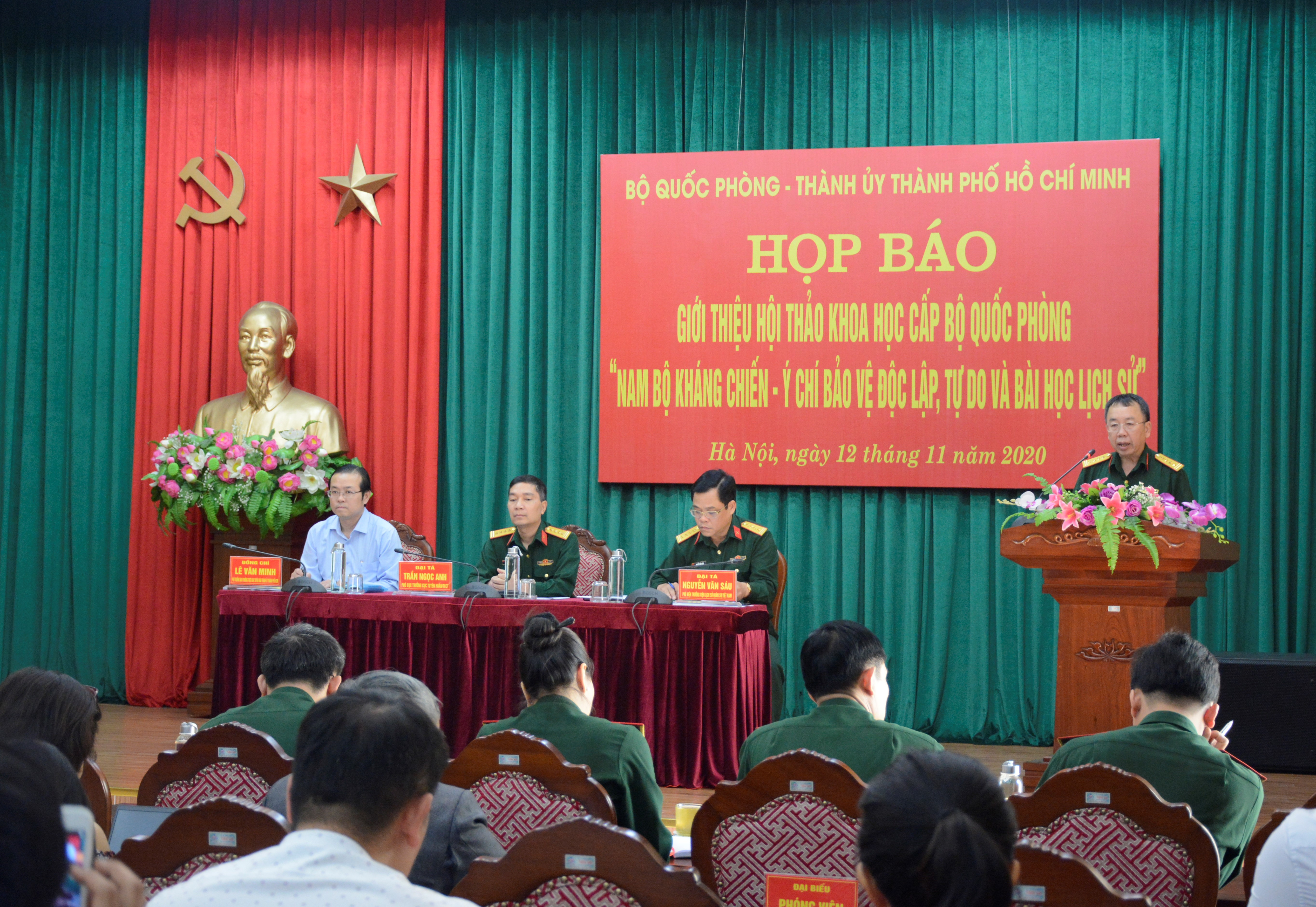 Họp báo giới thiệu Hội thảo khoa học “Nam Bộ kháng chiến - Ý chí bảo vệ độc lập, tự do và bài học lịch sử”