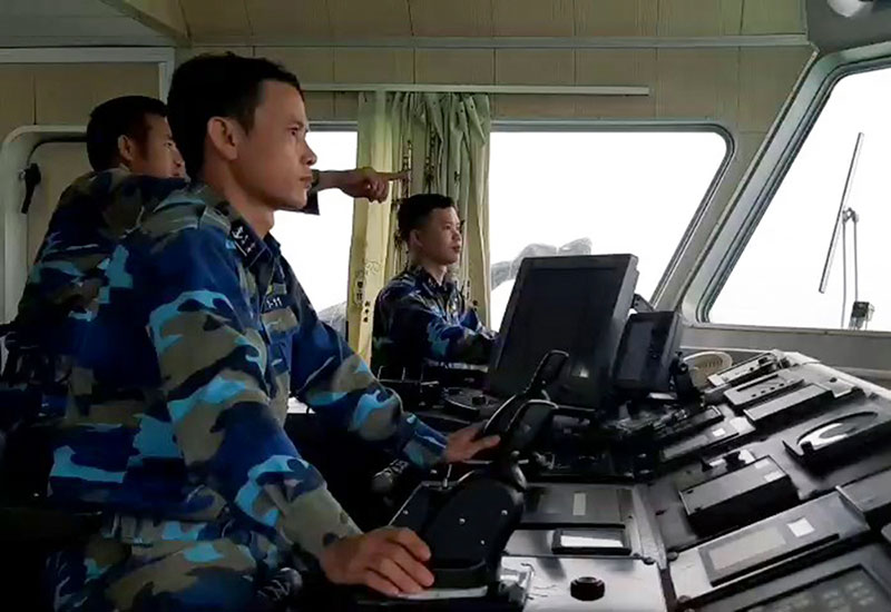 Kíp chỉ huy tàu.