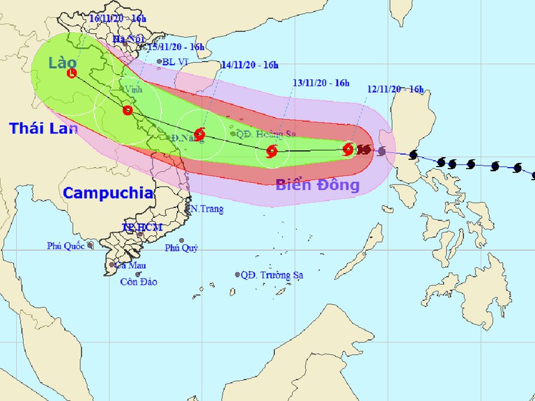 Công điện của Thủ tướng Chính phủ chỉ đạo tập trung ứng phó khẩn cấp bão số 13