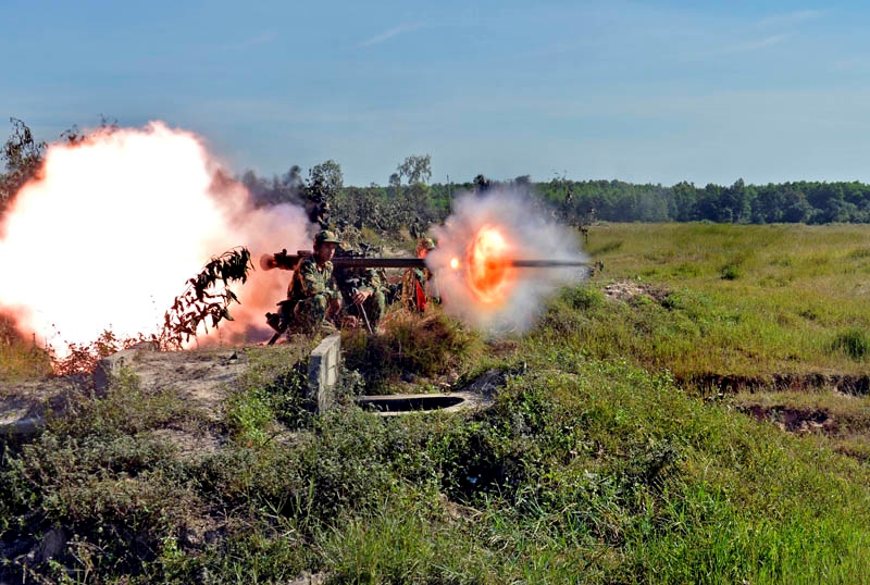 SPG-9 khai hỏa tiêu diệt mục tiêu ngay từ phát đạn đầu.