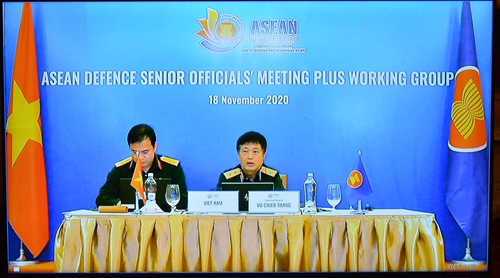 Hội nghị trực tuyến Nhóm làm việc Quan chức Quốc phòng cấp cao ASEAN Mở rộng
