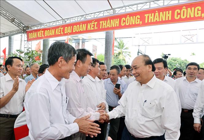 Thủ tướng dự Ngày hội Đại đoàn kết toàn dân tộc tại Hải Dương